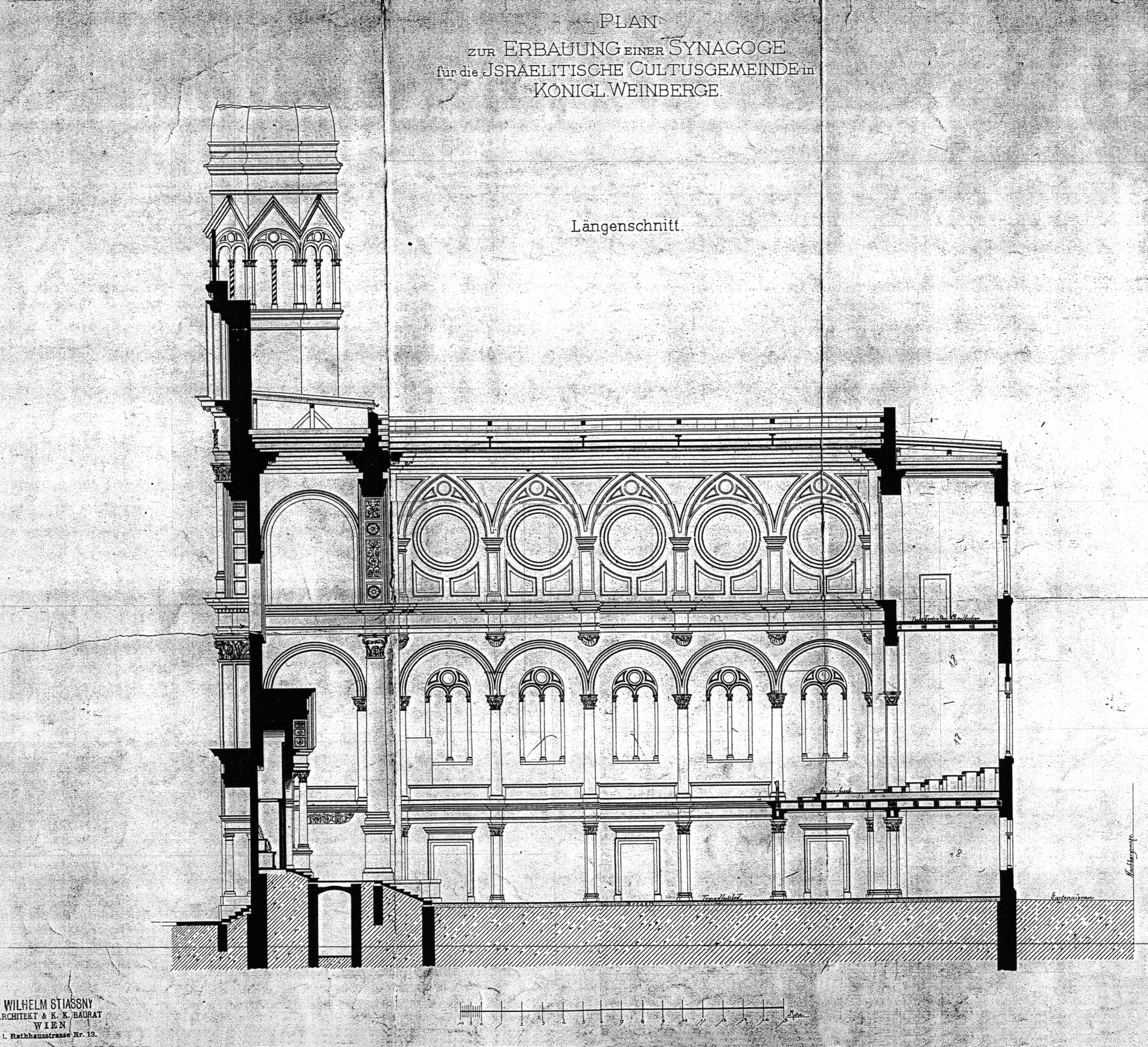 Vinohradská synagoga, Sázavská čp. 830/5