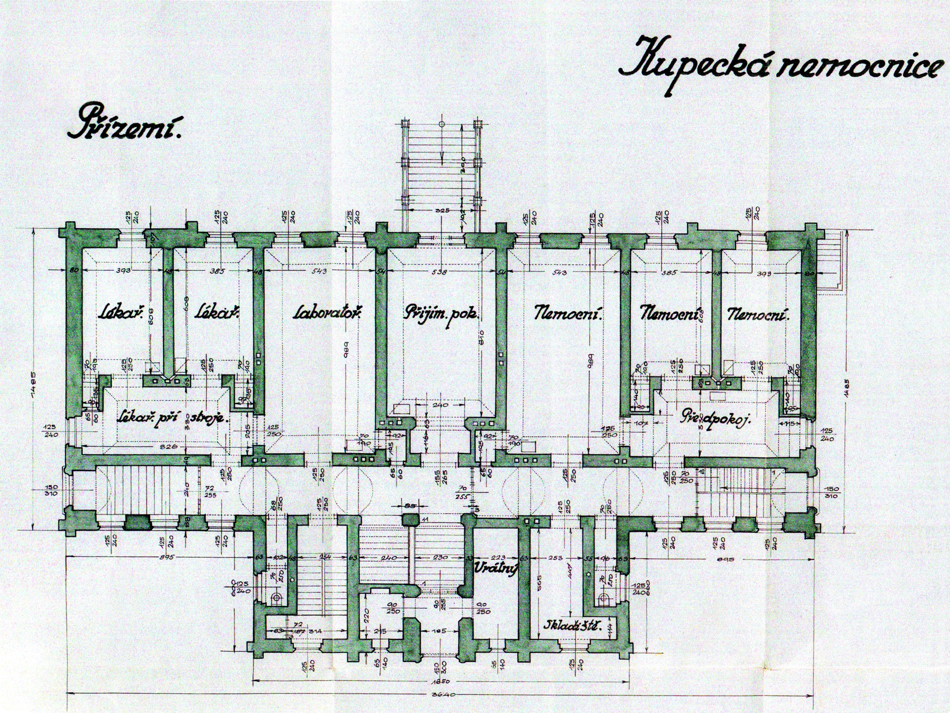 Nemocnice pražského obchodnictva (Kupecká nemocnice), Ke Karlovu čp. 458/4