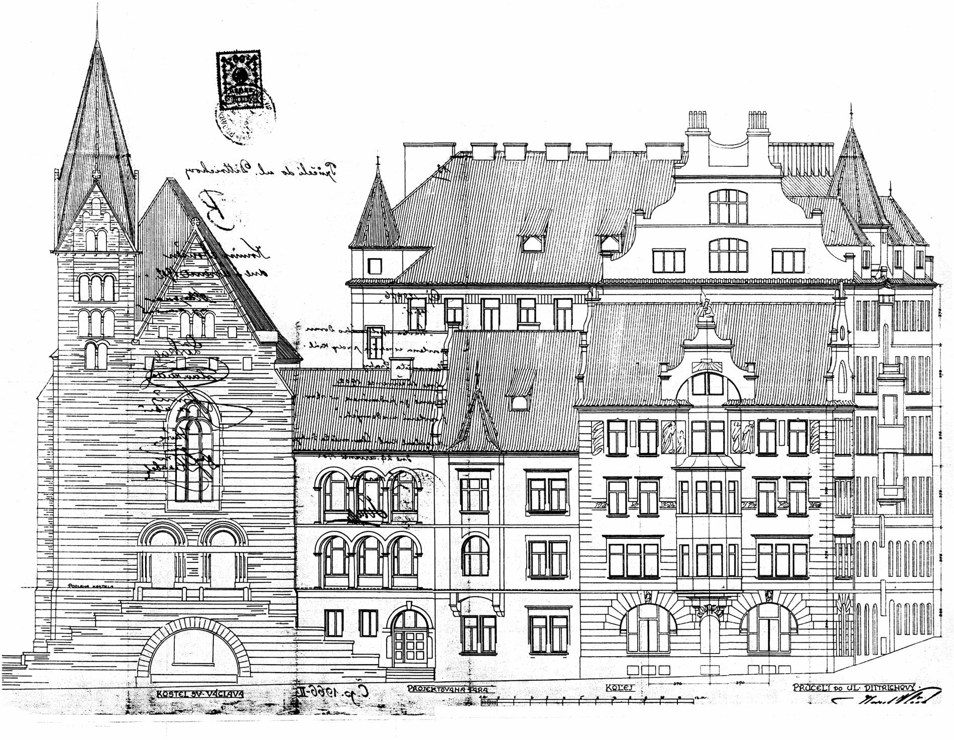 Hlávkova studentská kolej, Jenštejnská čp. 1966/1