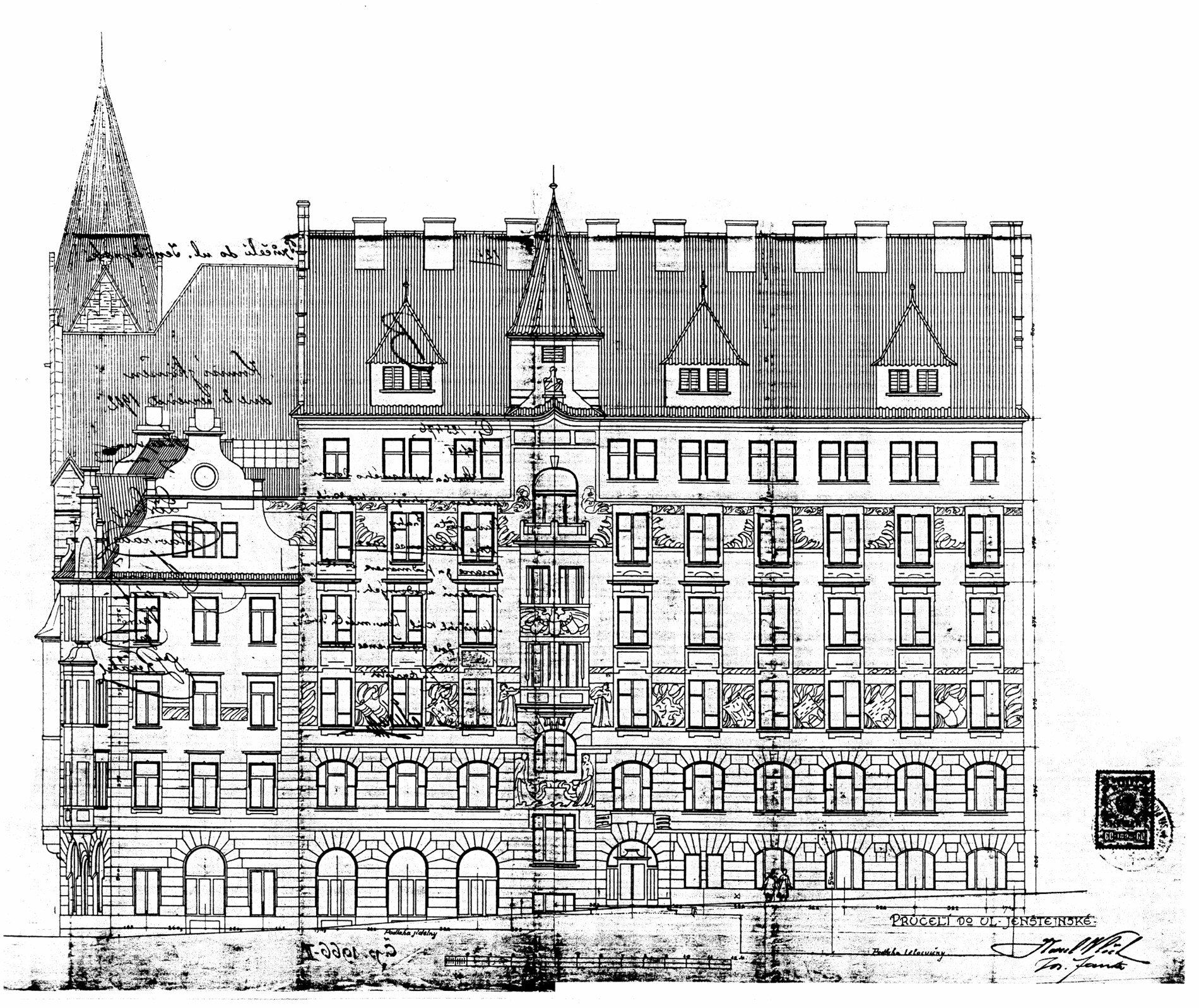 Hlávkova studentská kolej, Jenštejnská čp. 1966/1