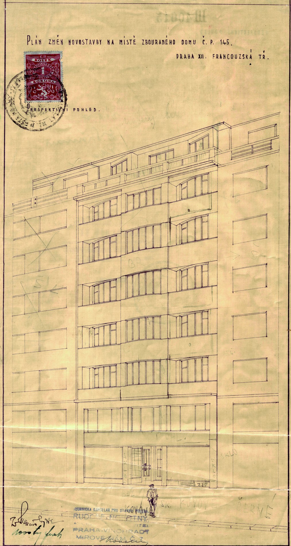 Polyfunkční dům pro JUDr. Svojsíka, Francouzská čp. 145/22