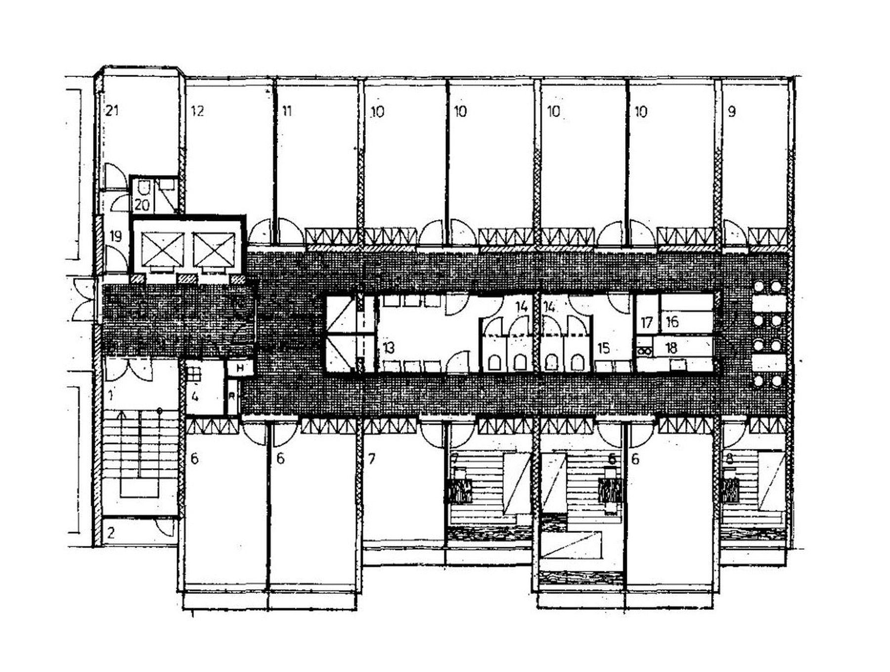 Budova Teplotechny, Ječná čp. 243/39a