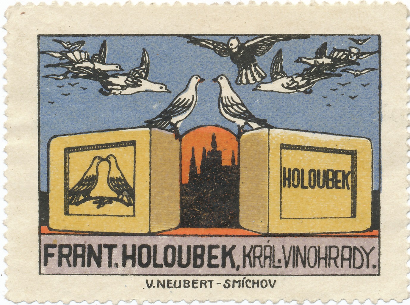 František Holoubek, první český závod na výrobu margarinu, Závišova čp. 11/7