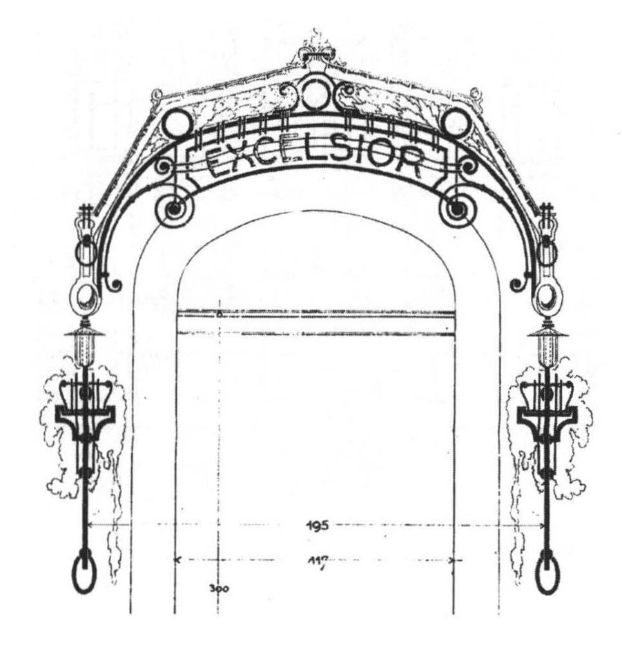 Hotel Excelsior a nájemní dům. Bělehradská čp. 1350/19