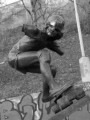 Skateboardista a další sochy z Folimanky