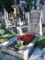 František Xaver Linn: Anděl smrti, Vyšehradský hřbitov, hrob č. 10-126