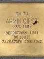 Armin Gipsz, Na Bojišti čp. 1516/16