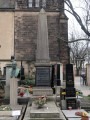 Josef Fanta: Náhrobek Zdeňka Fibicha a náhrobek Richarda Fibicha, Vyšehradský hřbitov, hrob. č. 6-137 a 6-134 
