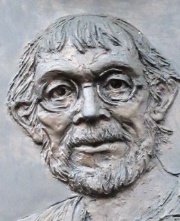 Jaroslav Jakoubek, pamětní deska v Mánesově ul. 68 (autor fotografie: Milan Polák)