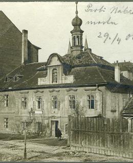 Podskalská radnice, 1908, zdroj: Muzeum hl. m. Prahy