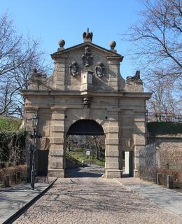 Leopoldova brána v březnu 2020 (Foto M. Polák)