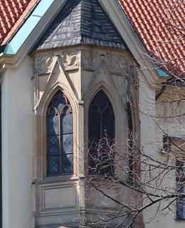 Arkýř kaple sv. Klimenta (Foto M. Polák, 2020)