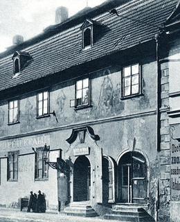 Dům U Pěti králů, kolem 1900, zdroj: Muzeum hl. m. Prahy