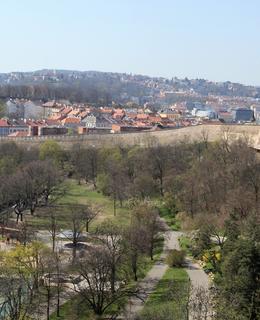 Usedlost Folimanka stávala v parku pod Karlovem (foto M. Polák, 2020)