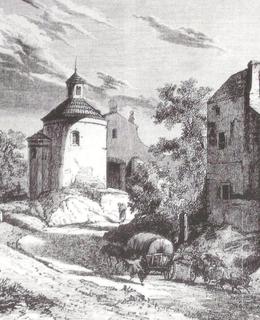 Ulice V Pevnosti v 19. století na obraze A. Levého