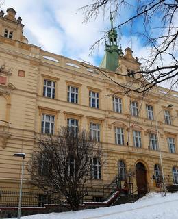 Škola v Kladské (Foto M. Polák, únor 2021)