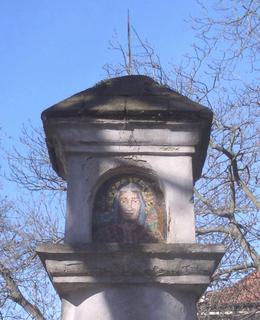 V jedné nice je zobrazena sv. Ludmila (foto Dagmar Broncová)