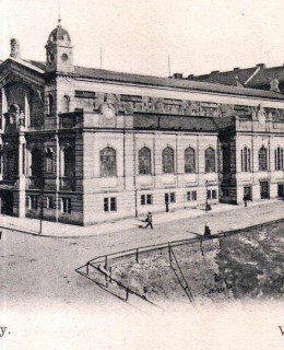 Průmysl VII - Městská tržnice okolo 1905. Zdroj: archiv autora