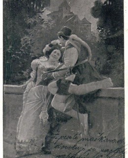 Ples II - Slavnost v Belvederu. Pohlednice 1905