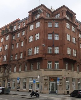 dům Myslíkova 6-8. Foto M. Polák (2022)
