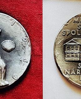 Medaile Slovenského národního muzea. Zdroj: rodinný archiv