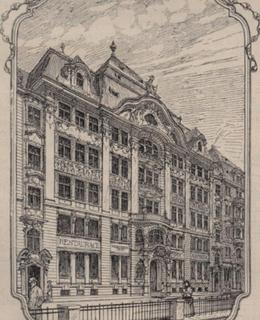 návrh městských lázní, Architektonický obzor 1906, ročník 5.