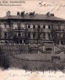 öbeho vila. Pohlednice 1902. Zdroj: archiv M. Frankla