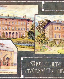 Grébovka. Ústav české techniky. Pohlednice 1911. Zdroj: archiv M. Frankla