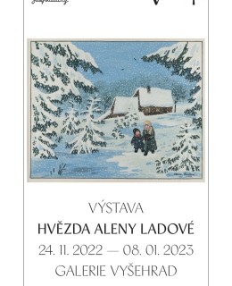 Výstava Hvězda Aleny Ladové, plakát