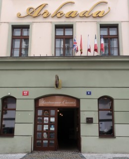 Hotel Arkada v Balbínově ulici (Foto M. Polák, 2023)