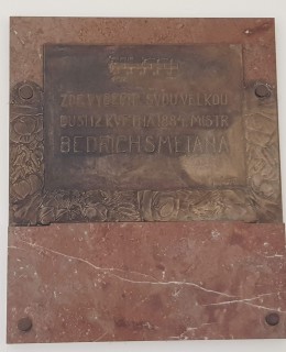 Pamětní deska B. Smetanovi v Kateřinkách (JŠ, 2019)