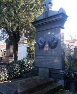 Hrob bratří Preslových (Foto M. Polák, 2023)