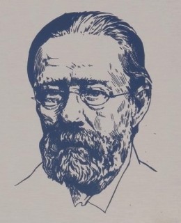 Pamětní deska VFN B. Smetana, detail