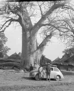 F.A.Elstner s Aero Minor v Africe 1947. Zdroj: René Elstner (rod. archiv)