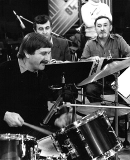 I. Smažík v orchestru. Zdroj: archiv rodiny 