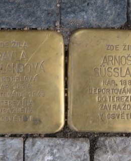 Kameny zmizelých manželů Süsslandových (Foto M. Polák, 2024)