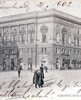 Národní dům, pohlednice z r. 1902