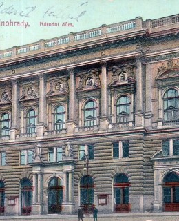 Národní dům, pohlednice z r. 1912