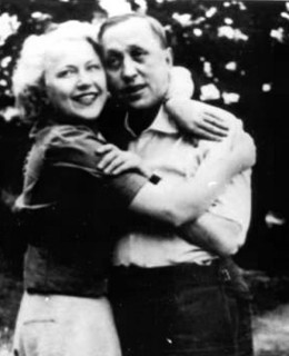 Olga s manželem Karlem Čapkem