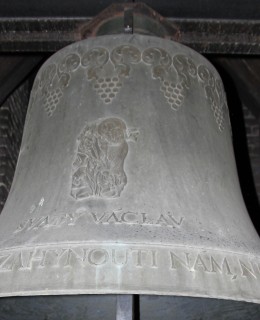 Detail výzdoby zvonu sv. Václav (Foto M. Polák)