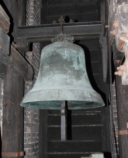 Zvon z roku 1948 z dílny R. Manouška (Foto M. Polák)