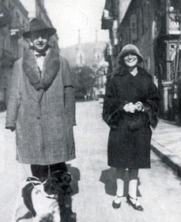 Melchior Vischer s manželkou Evou German. Zdroj: JČ knihovna v Č. Budějovicích