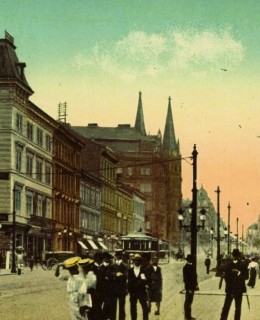 Anglická na dobové pohlednici ze sbírky Milana Poláka