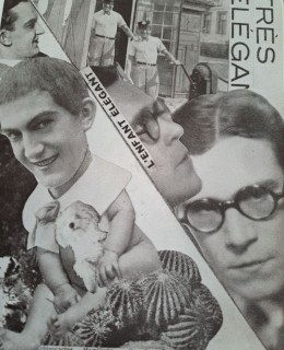 V. Hlavatý na koláži z divadelní ročenky, 1933