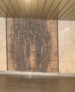 Keramické reliéfy Praha husitská (Foto M. Polák, 2025)