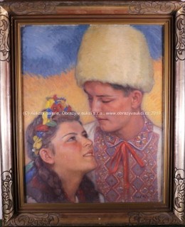 F. Hofman, obraz Zamilovaní