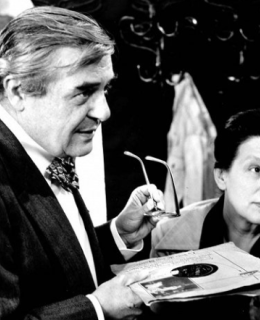 Václav Voska a Dana Medřická ve filmu Noc klavíristy (1976). Zdroj: ČSFD