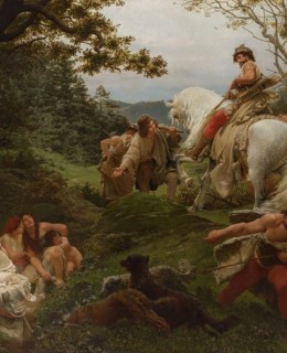 Oldřich a Božena, autor Fr. Ženíšek (ze sbírky NG Praha)