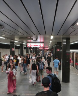 Stanice metra I. P. Pavlova v roce 2025 (Foto M. Polák)