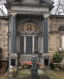 Hrob W.Nowaka na Vyšehradském hřbitově (Foto M. Polák)